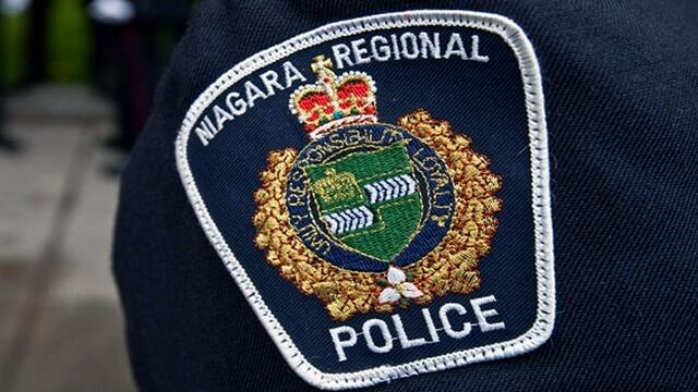 Niagara Regional Police fabric uniform badge.