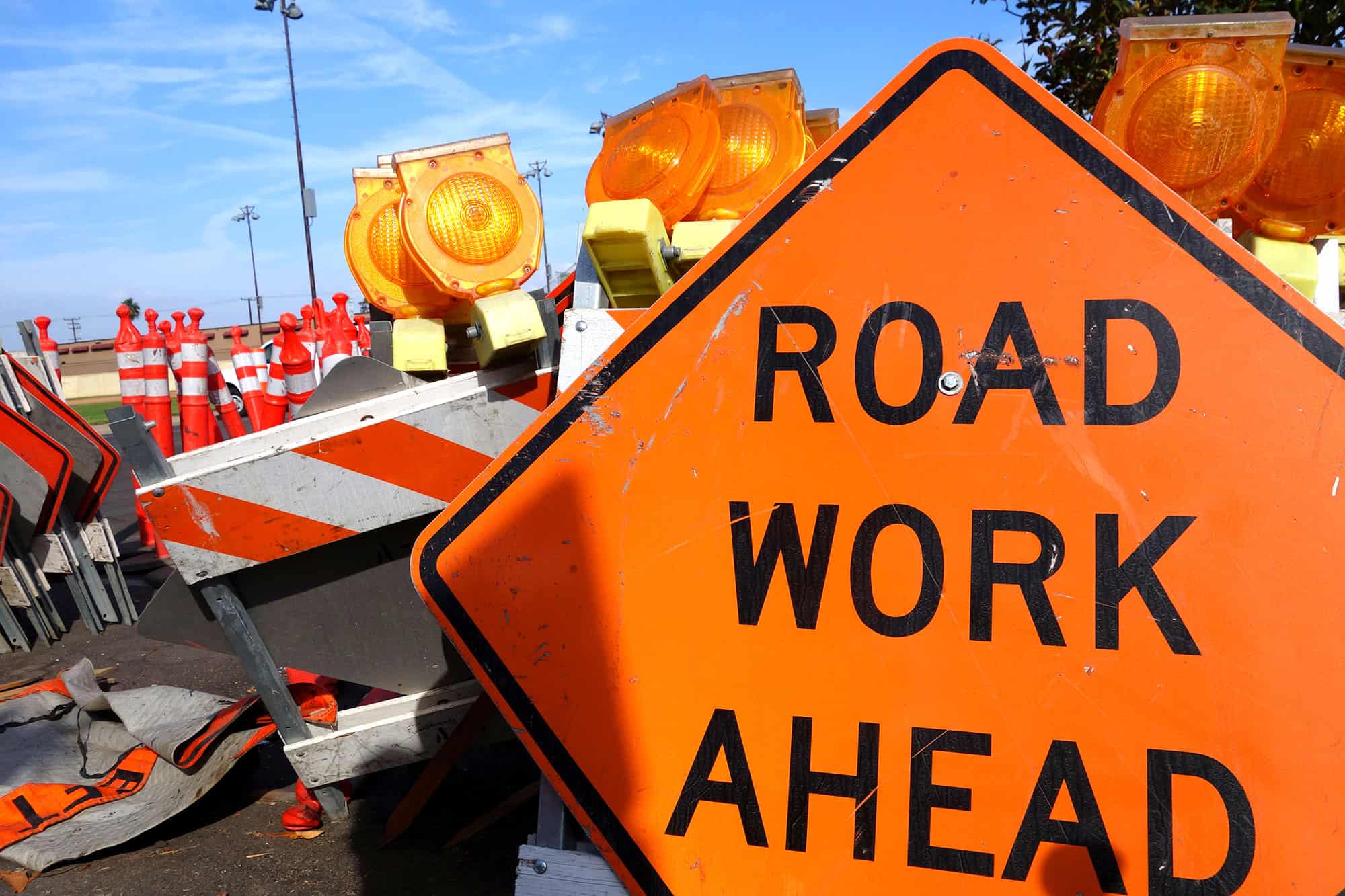 lane closures mississauga brampton traffic road repairs