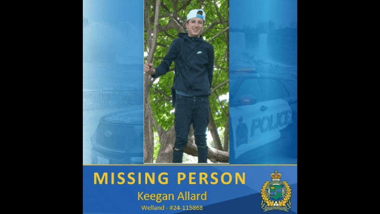 missing, person, boy, walking, Welland, Ontario.