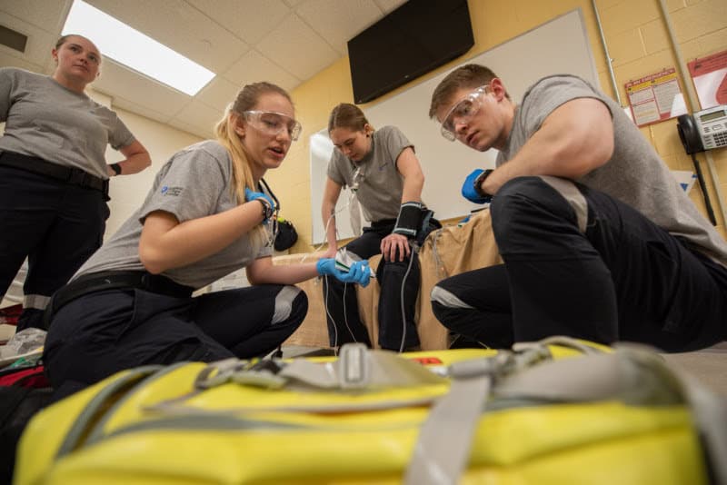 Niagara College Paramedic students