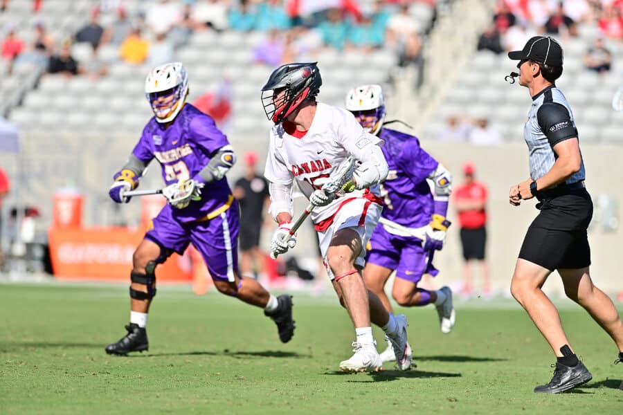 Dyson Williams with Team Canada