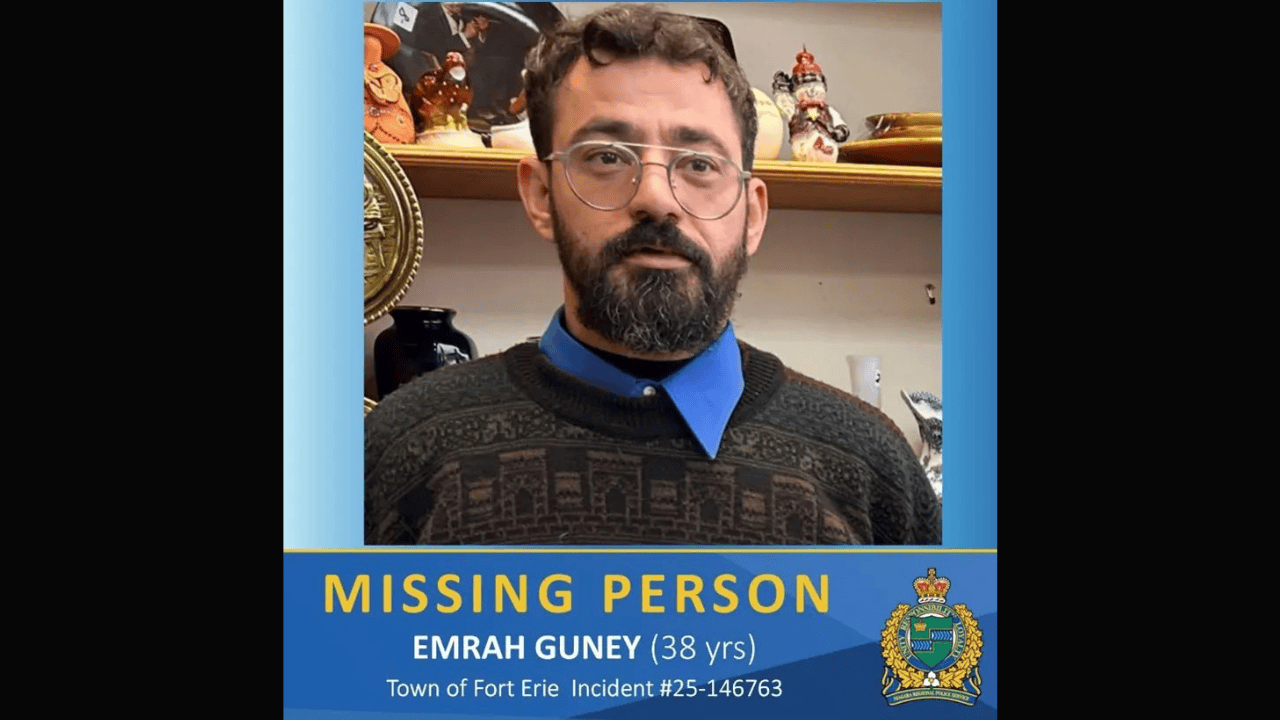 Missing 38-year-old man may be driving in Fort Erie, Ontario