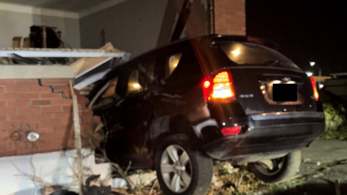 SUV smashes into house in Ontario, impaired driver flees