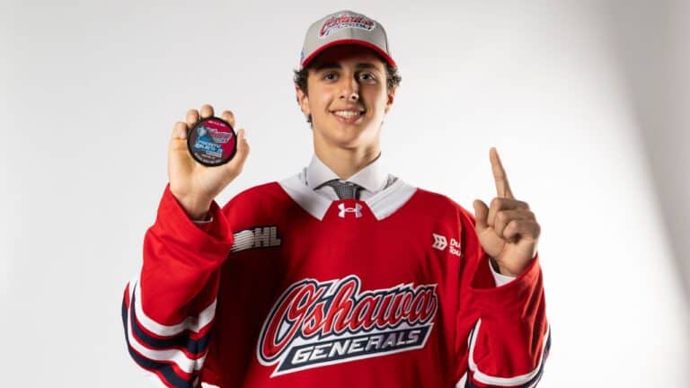 Kane Cloutier of the Vaughan Kings went #1 in the OHL draft to Oshawa